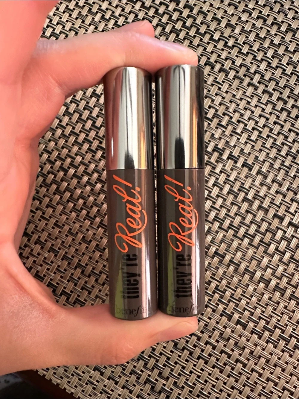 Benefit They're Real! Mini Mascara Duo — No box. Travel size.